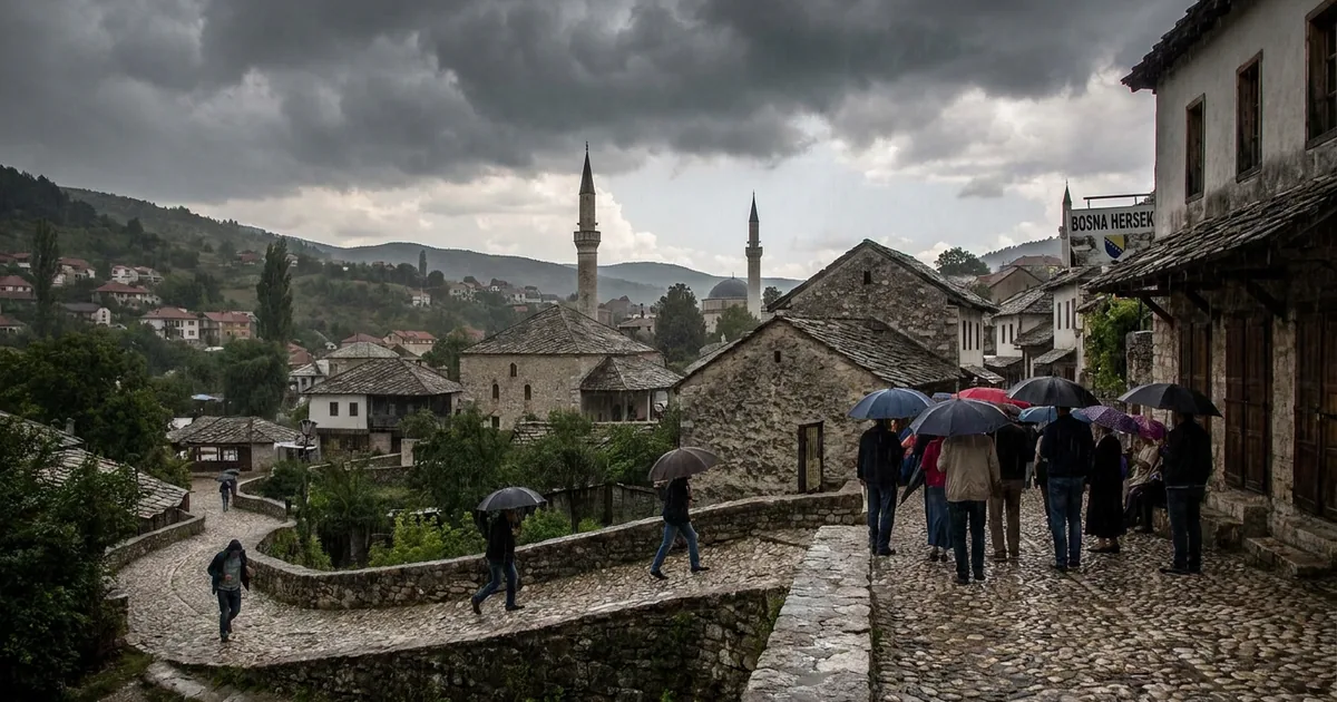 Bosna Hersek'te Hafta Sonu Hava Durumu: Yağışlara Dikkat!