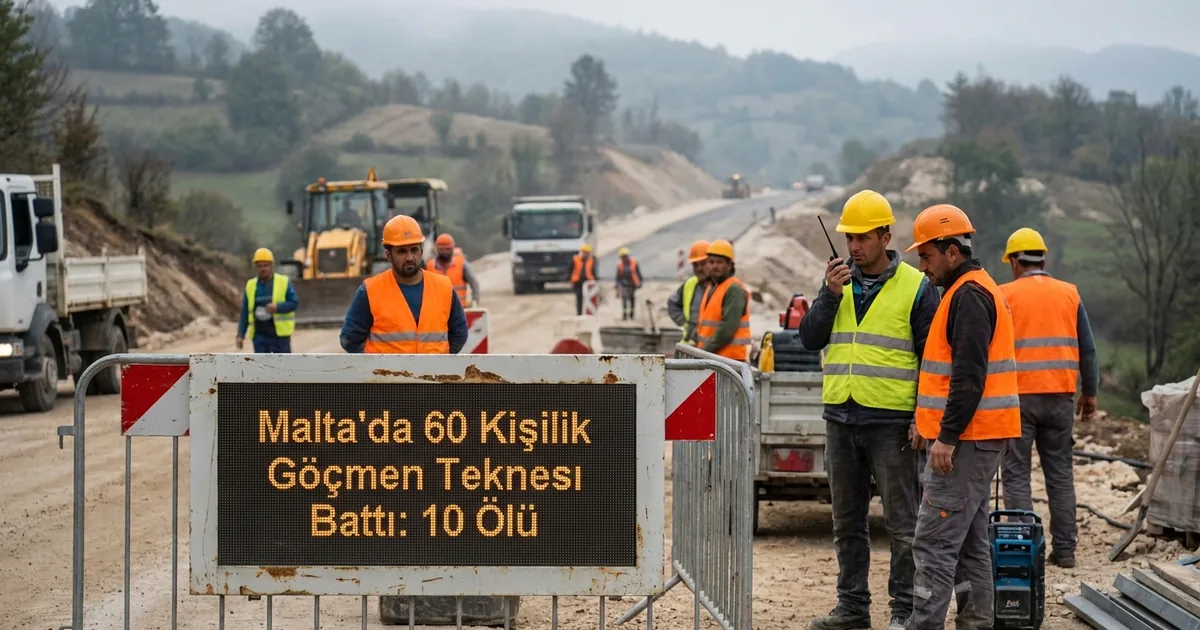 Malta'da 60 Kişilik Göçmen Teknesi Battı: 10 Ölü