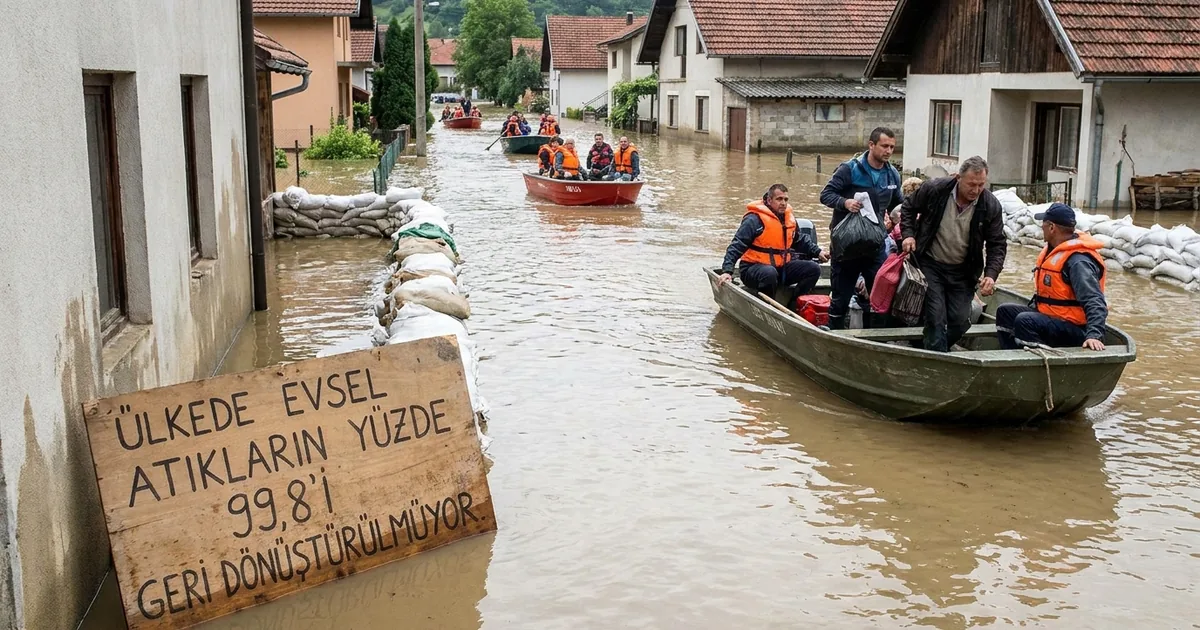 Ülkede evsel atıkların yüzde 99,8'i geri dönüştürülmüyor