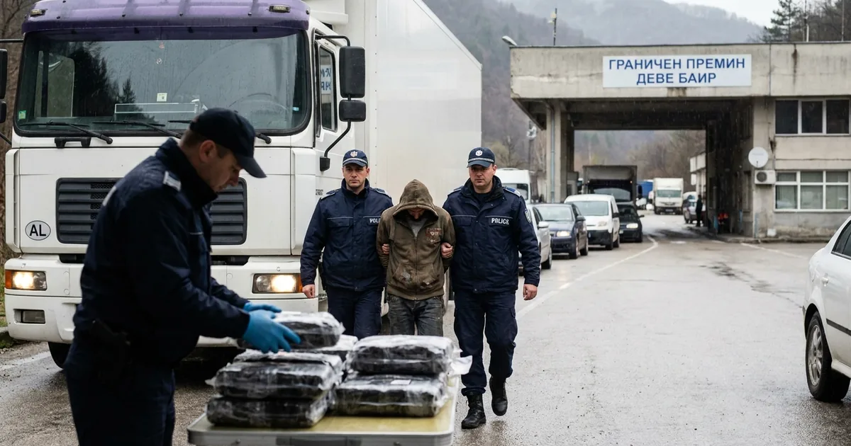 Arnavutluk vatandaşı sınırda esrarla gözaltına alındı