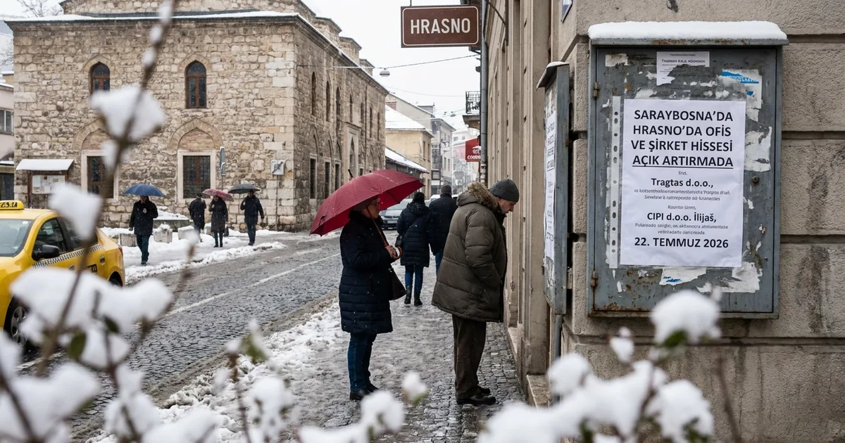 Saraybosna'da Hrasno'da ofis ve şirket hissesi açık artırmada - Bosna Haber