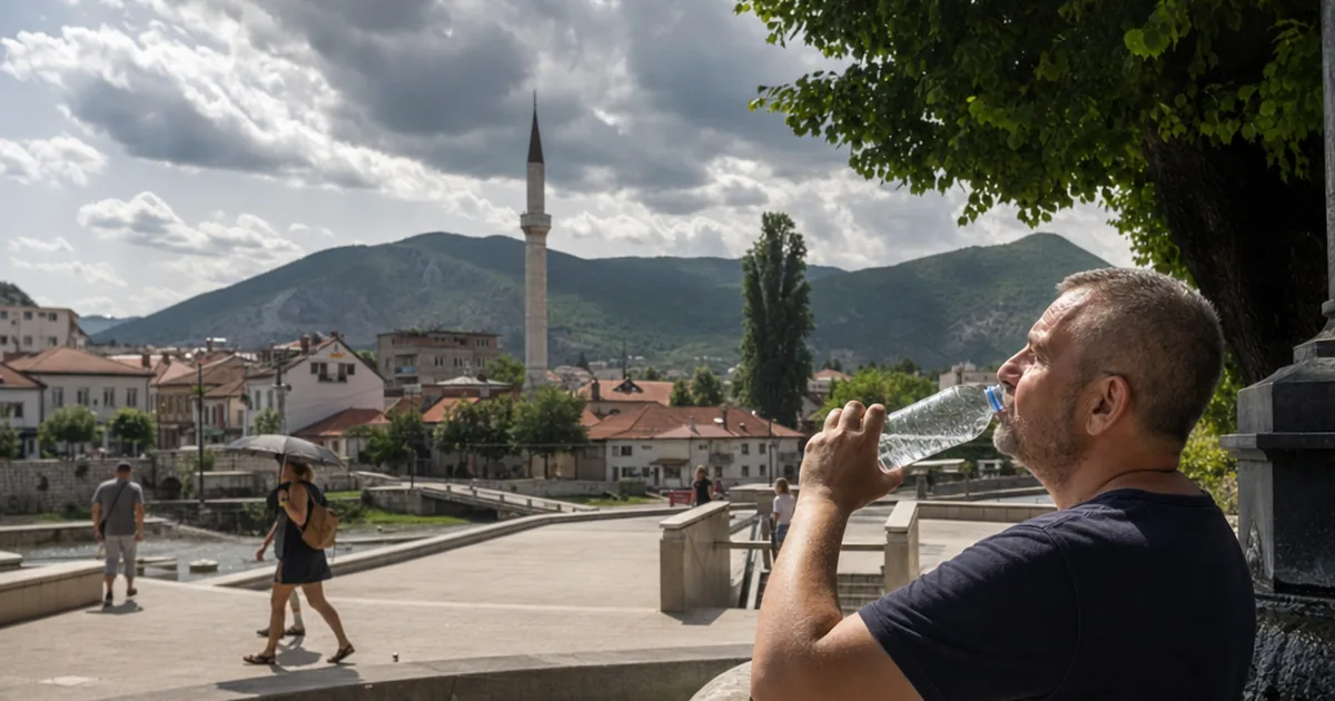 Bosna Hersek'te Sıcaklıklar 36 Dereceye Ulaşıyor