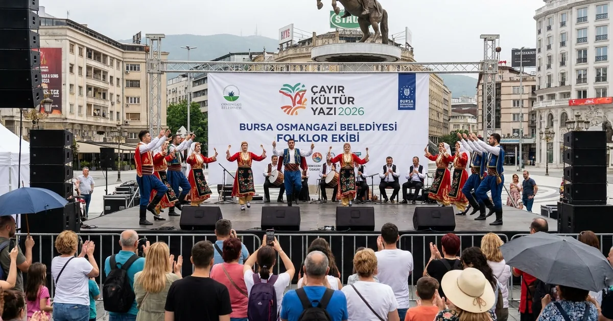 Üsküp’te Türk folkloru rüzgarı: Çayır Kültür Yazı 2026