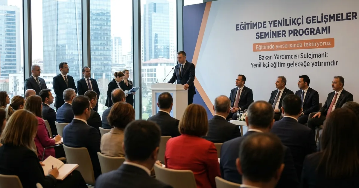 Bakan Yardımcısı Sulejmani: Yenilikçi eğitim geleceğe yatırımdır