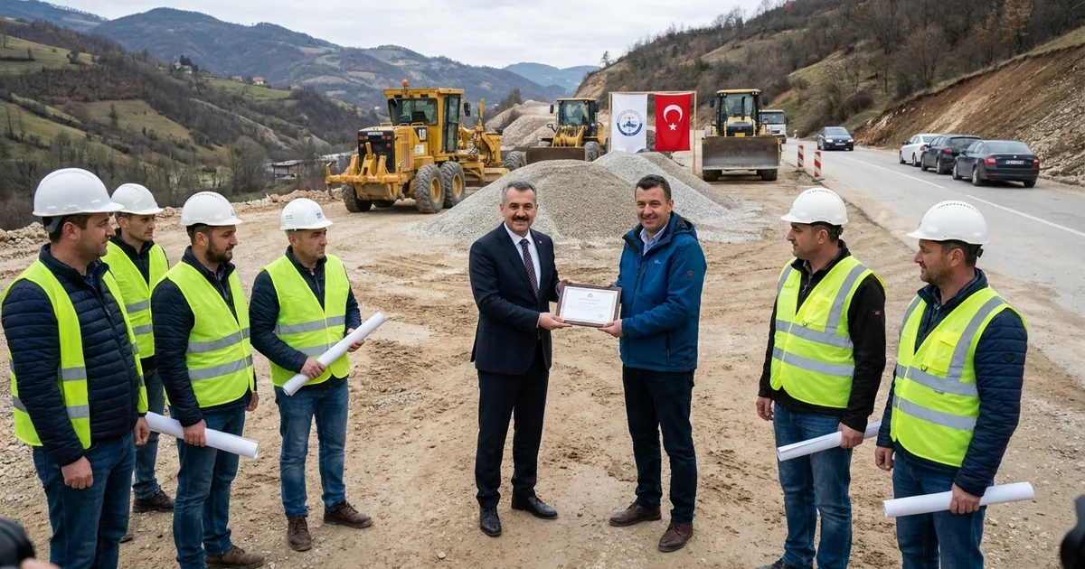 Kuzey Makedonya temsilcisine başarı sertifikası verildi