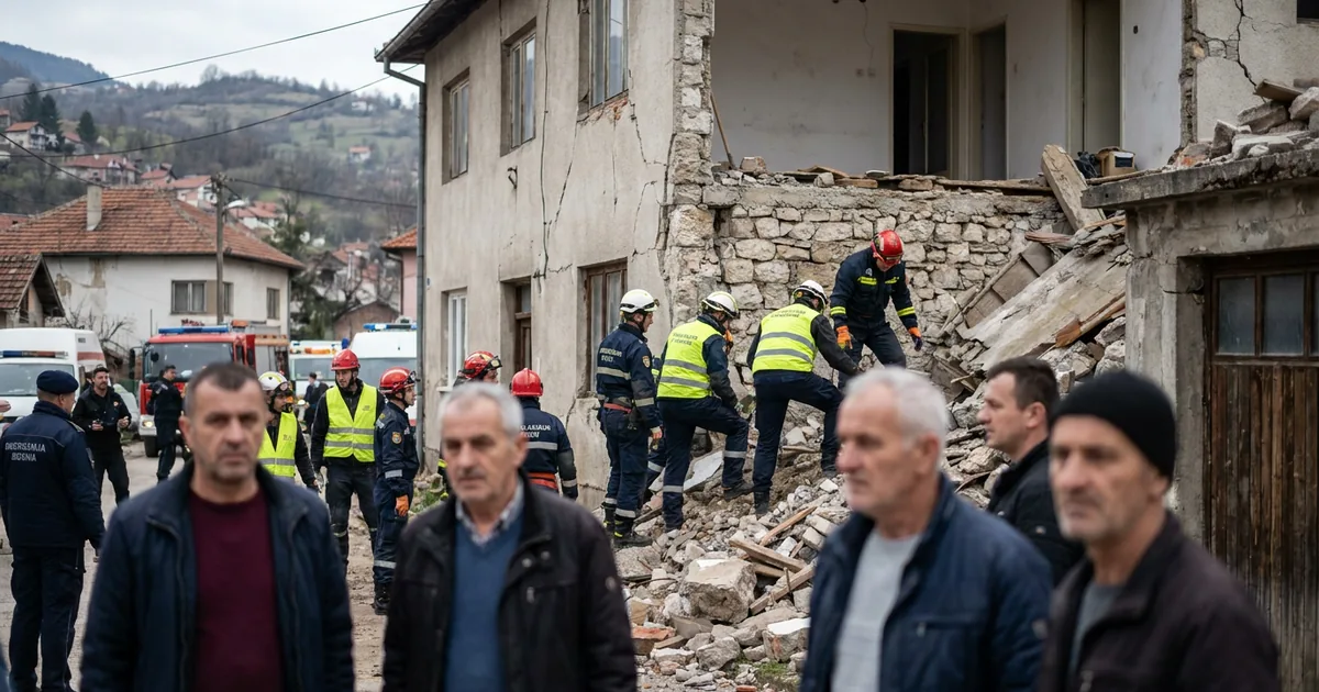 Sarajevo yakınlarında 3,1 büyüklüğünde deprem meydana geldi