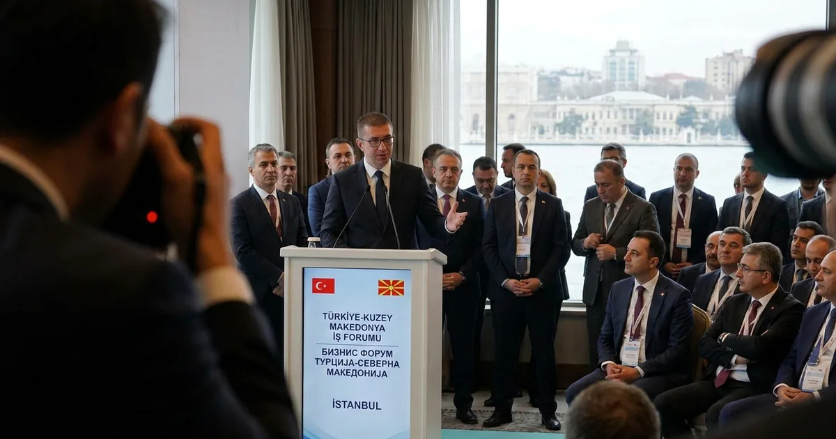Türkiye-Kuzey Makedonya İş Forumu İstanbul’da Başladı