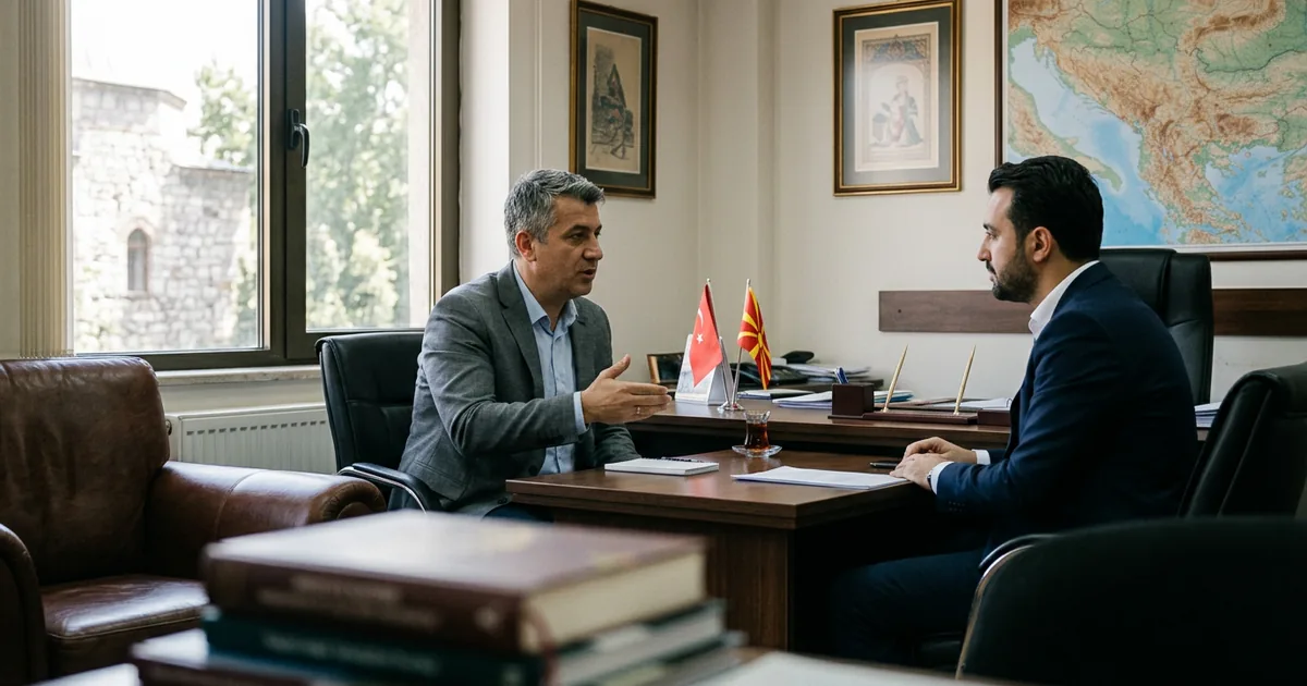 Kuzey Makedonya kültürel projeler için istişare yapıldı