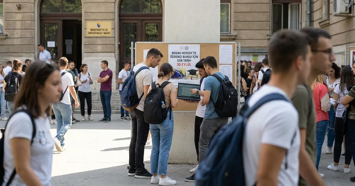 Bosna Hersek'te öğrenci bursu için son tarih 30 Eylül