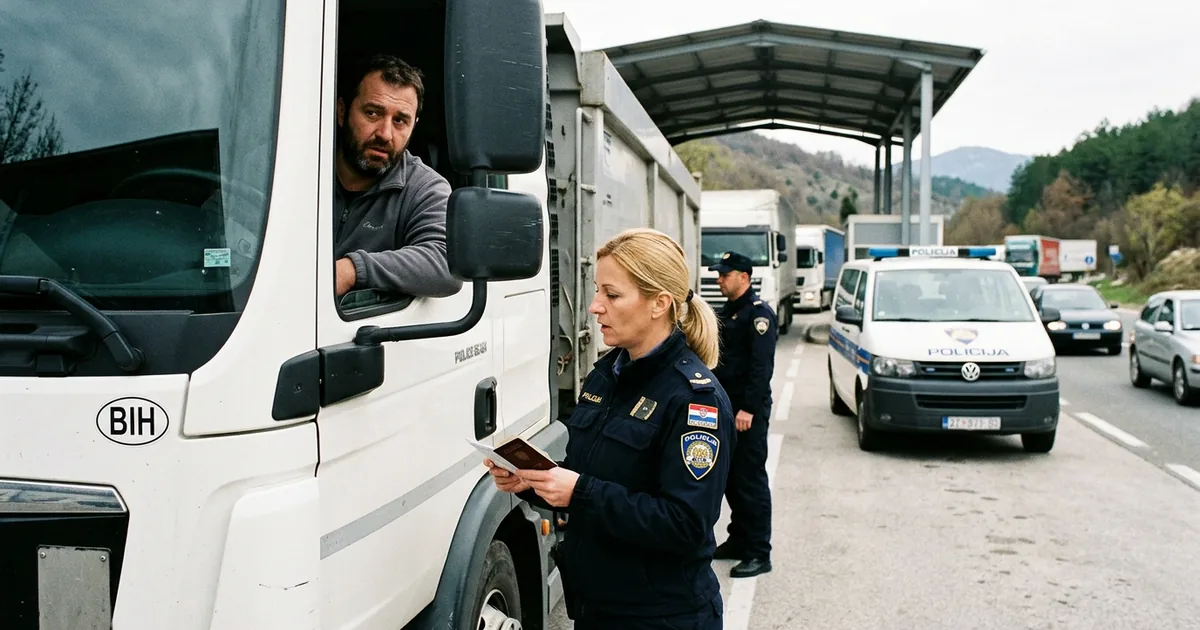 Hırvat polisi şoförleri uyarıyor: Gün sayınız doldu