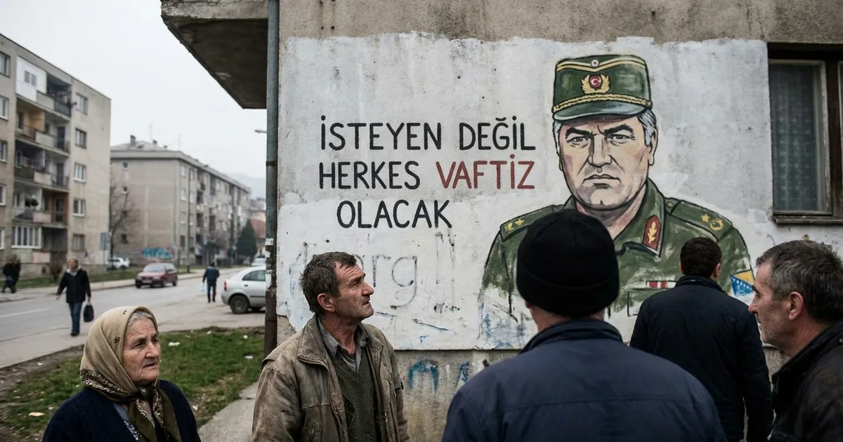 Muralda ürkütücü ifade: "İsteyen değil herkes vaftiz olacak"