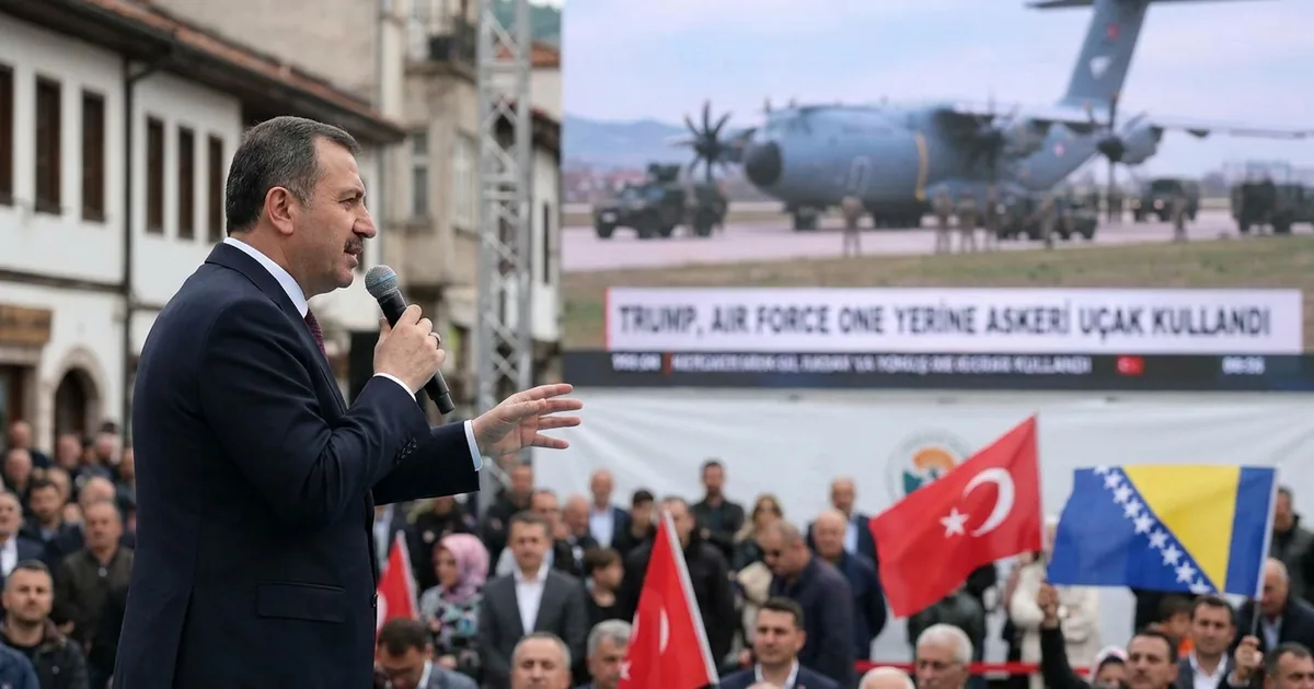 Trump, Air Force One yerine askeri uçak kullandı
