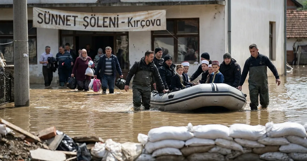 Kırçova'da 45 çocuk için geleneksel sünnet şöleni yapıldı