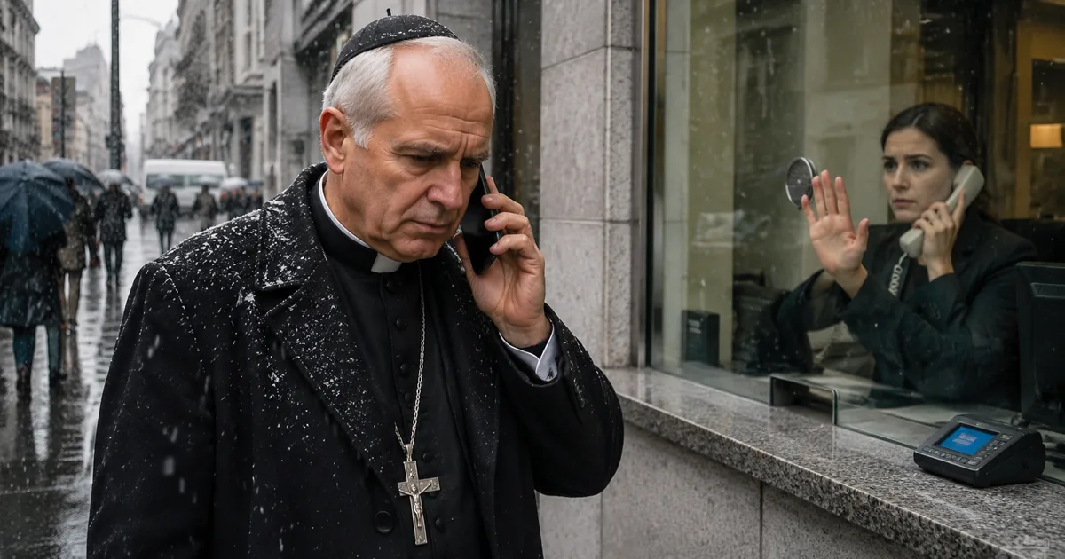 Papa Lav'ı Arayan Banka Çalışanı Telefonu Yüzüne Kapattı!