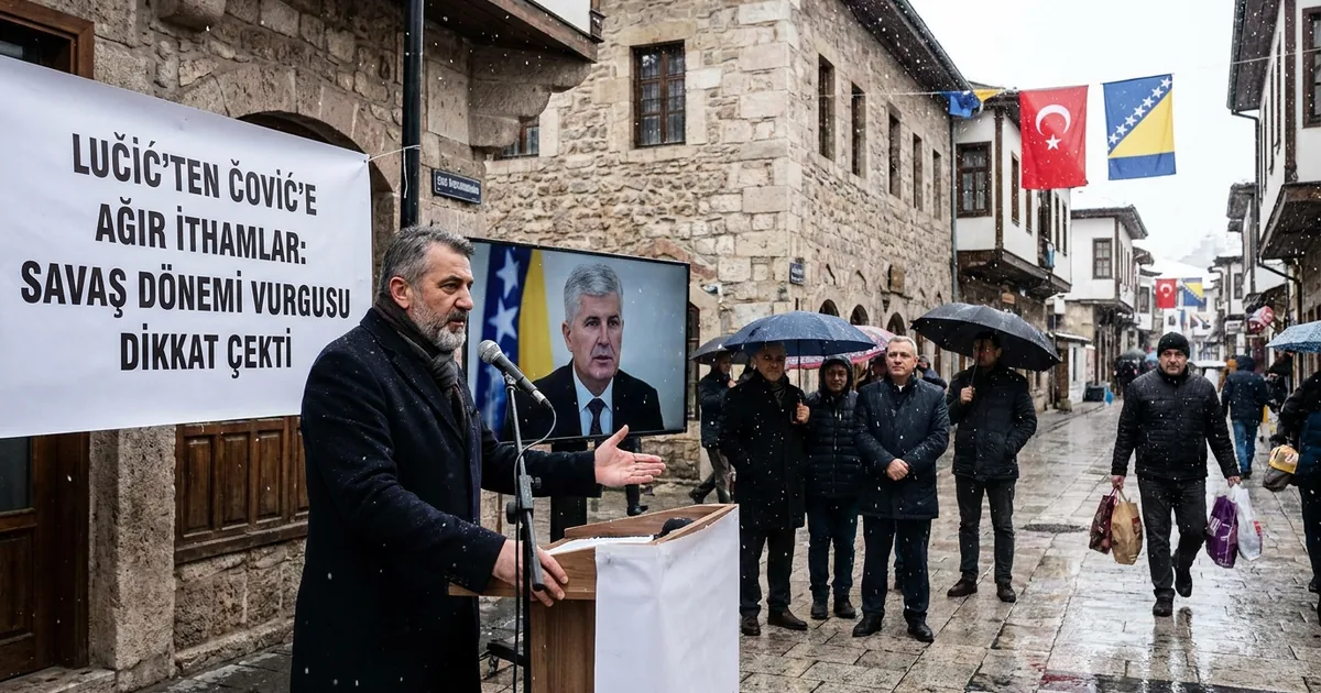 Lučić'ten Čović'e Ağır İthamlar: Savaş Dönemi Vurgusu Dikkat Çekti