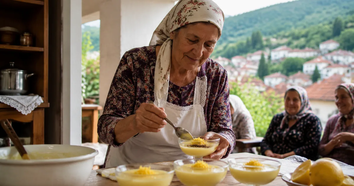 Kremamsı ve Ekşi Lezzet Bir Arada: Bosna'dan Limonlu Puding Sırrı