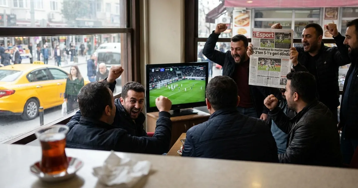 LASK Avusturya'da mucize yaptı: 0-3'ten 5-1'e geri döndü