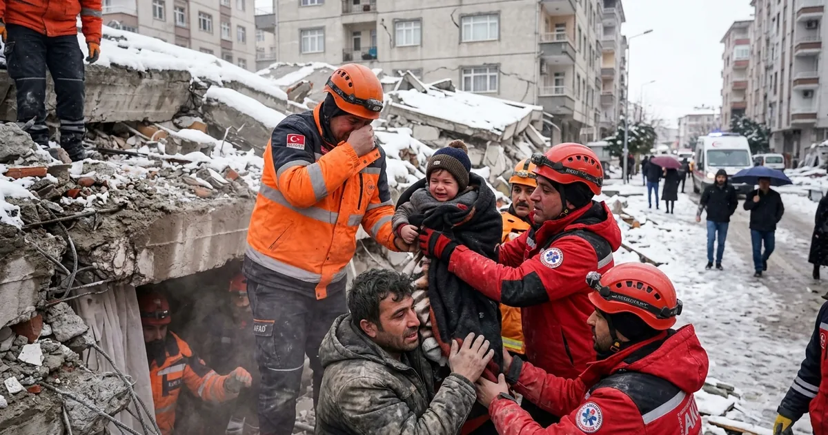 Depremde 4 gün enkaz altında kalan baba-oğul sağ kurtarıldı