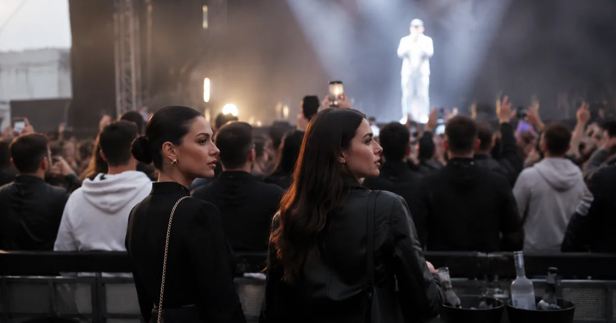Buba Corelli'nin Zagreb Konserinde Dikkat Çeken İki Kadın