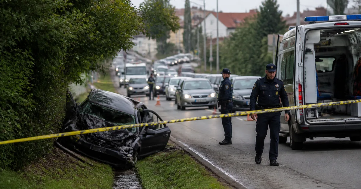 Prnjavor'da Trafik Kazası: Araç Kontrolden Çıktı, Bir Ölü