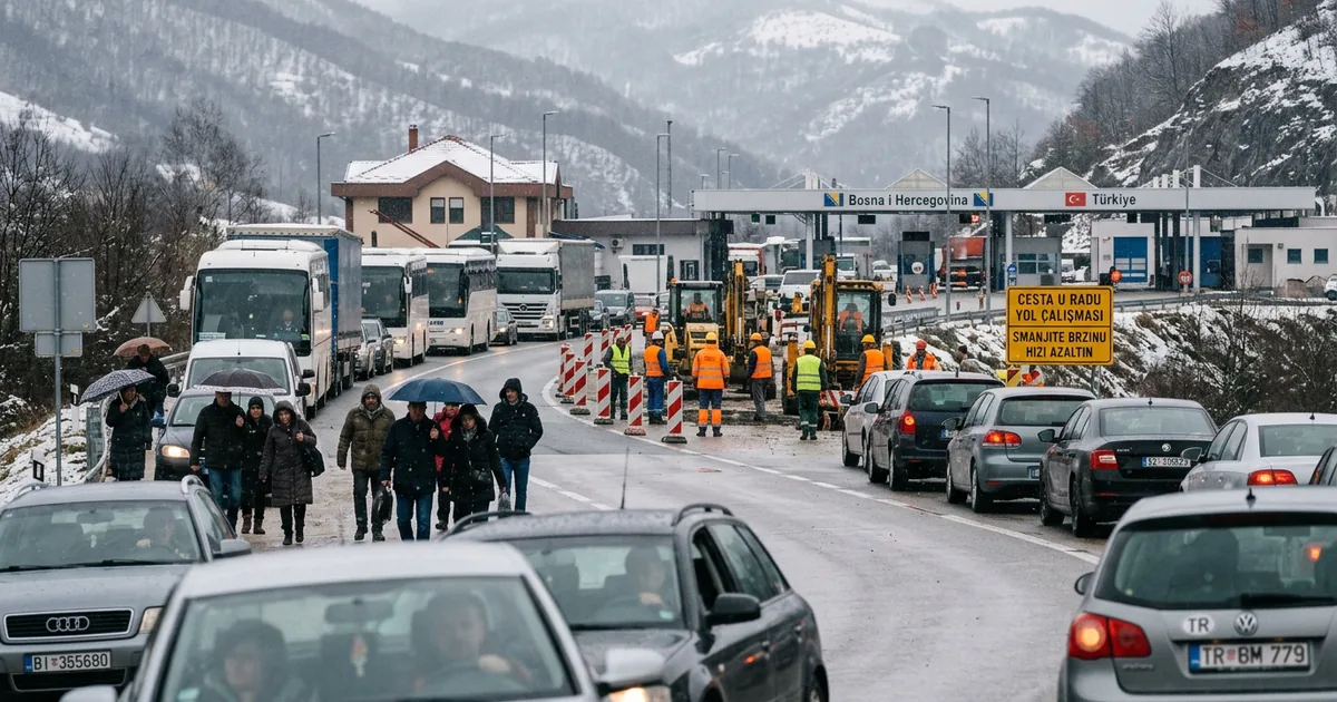 Sınır geçişlerinde beklemeler artıyor: 3 noktada kuyruk var