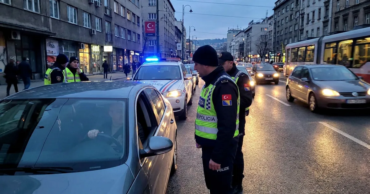 Bosna Hersek genelinde 124 trafik ihlali tespit edildi