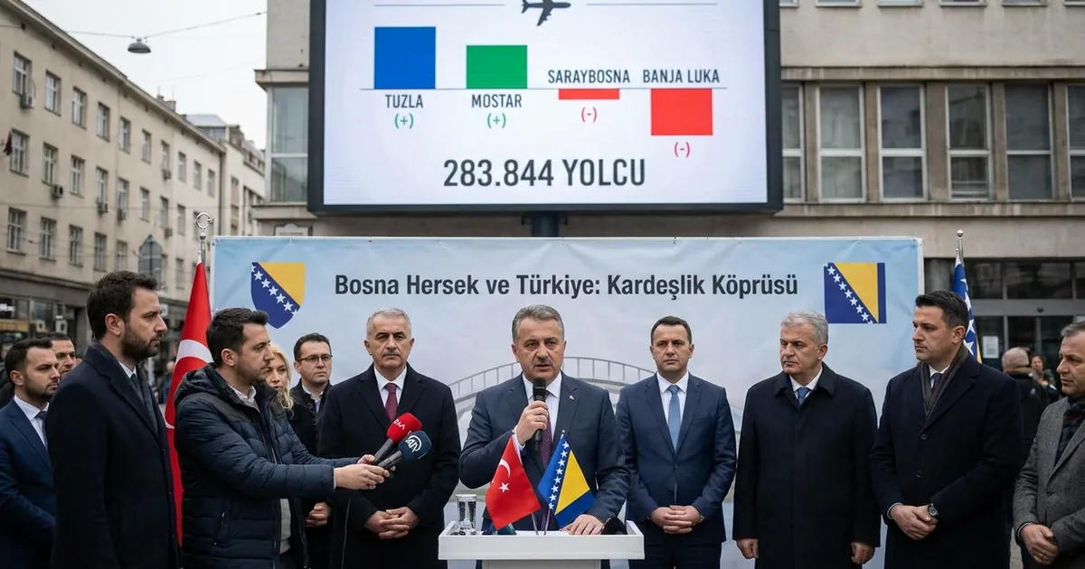 Bosna Hersek Havalimanlarında Farklı Tablo