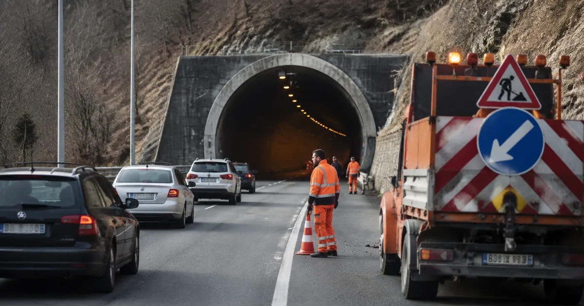 A-1 Zenica Otoyolu'nun Bir Bölümü Bakım Nedeniyle Kapalı