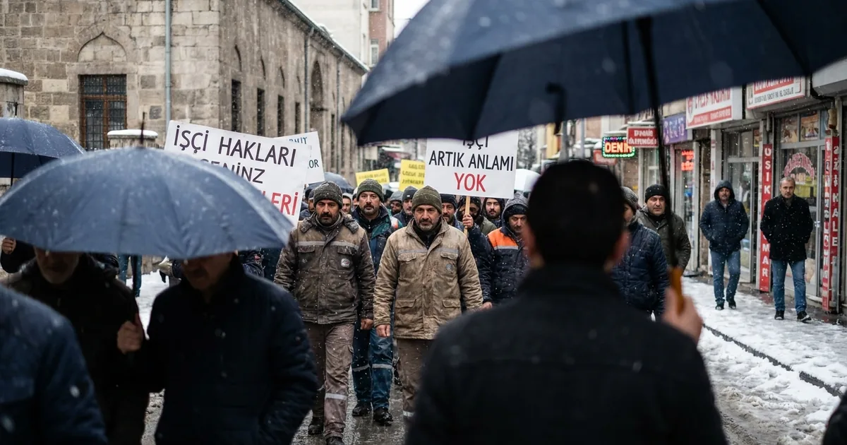 Zenitsa’daki işçilerden Saraybosna’ya protesto yürüyüşü