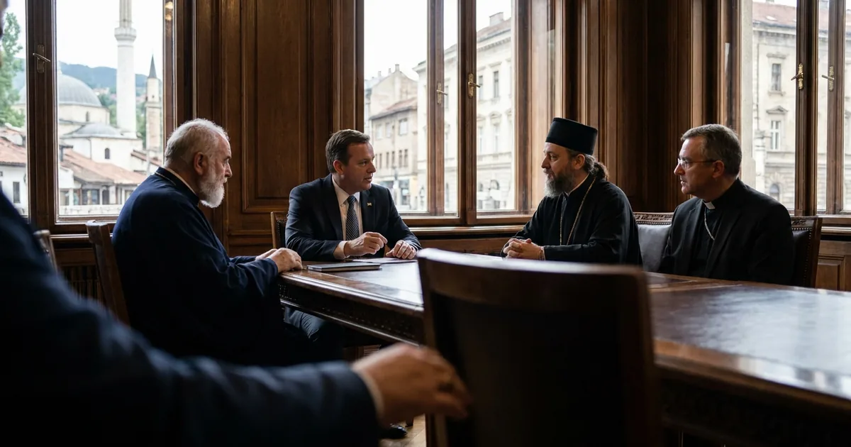 ABD Elçisi Ginkel Bosna Hersek dini liderlerle görüştü