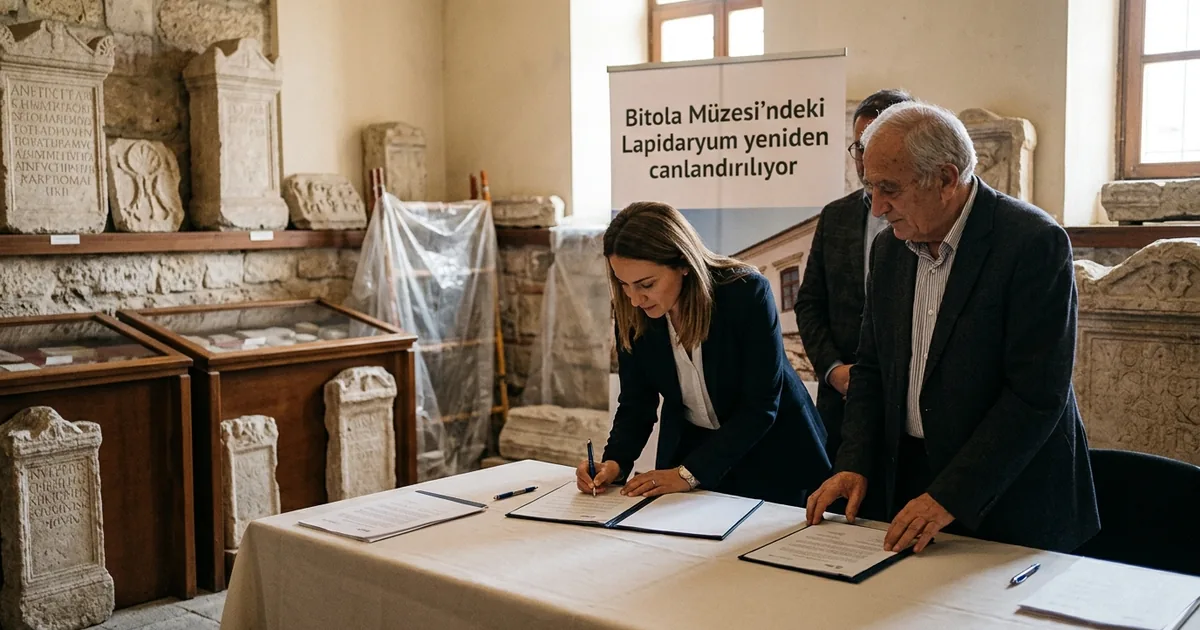 Bitola Müzesi’ndeki Lapidaryum yeniden canlandırılıyor