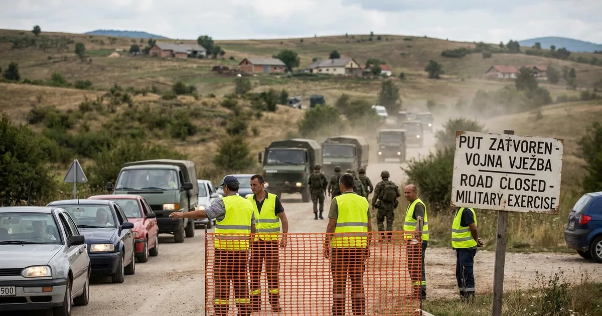 Banja Luka yakınlarında tatbikat: Manjača'da trafik durdurulacak