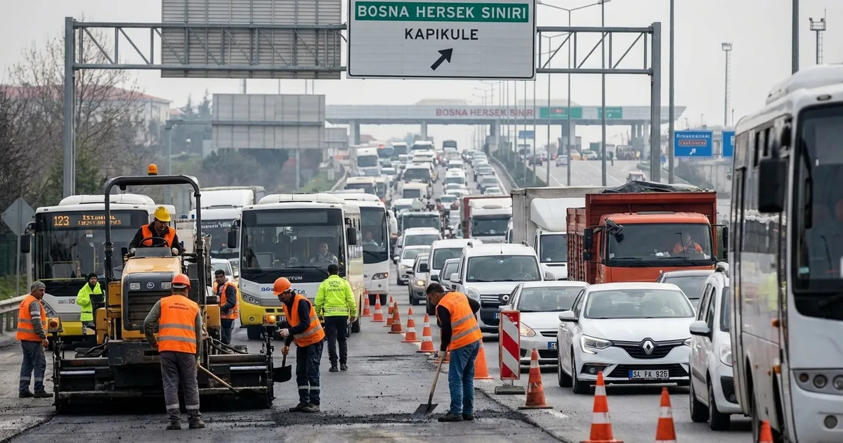 Bosna Hersek yol durumu: Bazı ana yollarda trafik durdu