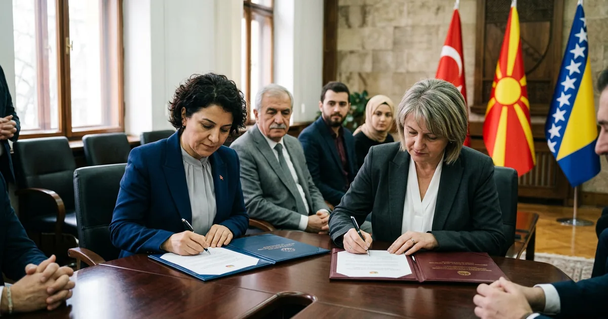Türkiye ile Kuzey Makedonya'dan sosyal alanda ortak adım