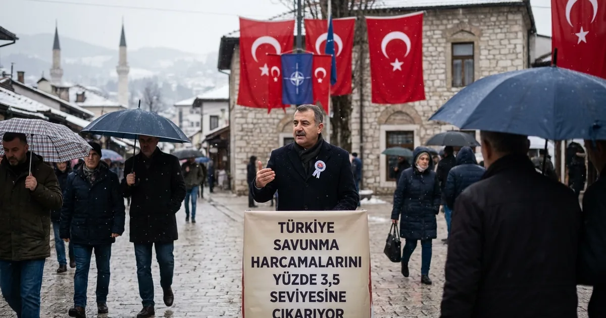 Türkiye savunma harcamalarını yüzde 3,5 seviyesine çıkarıyor