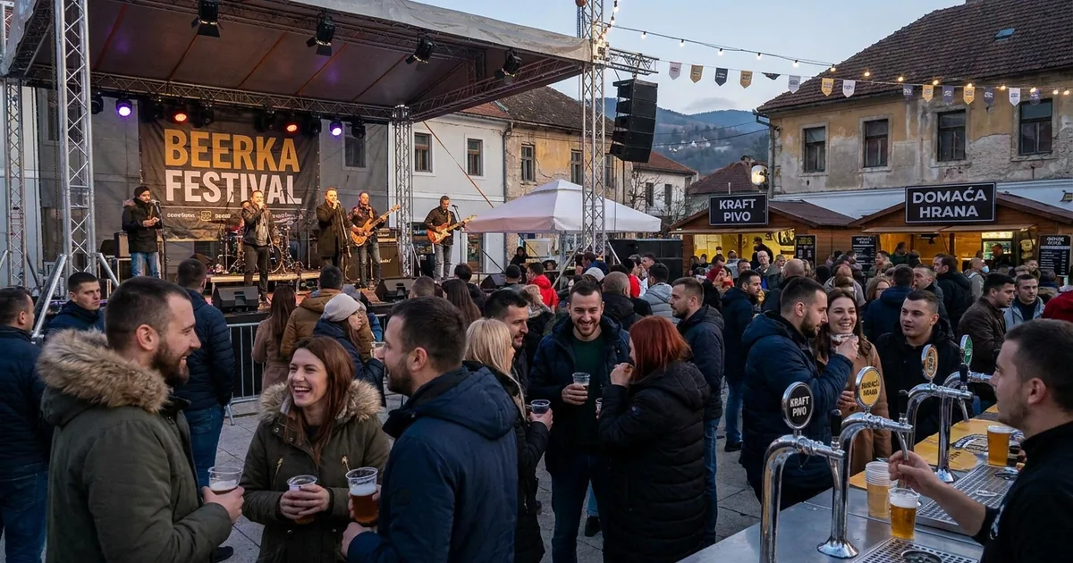 Doğu Saraybosna’da Beerka Festivali ikinci geceye coşkuyla devam etti
