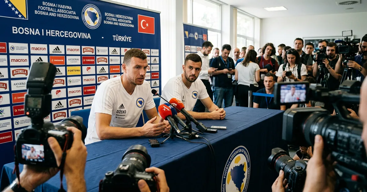Edin Džeko ve Vasilj'den Dünya Kupası Öncesi Net Sözler