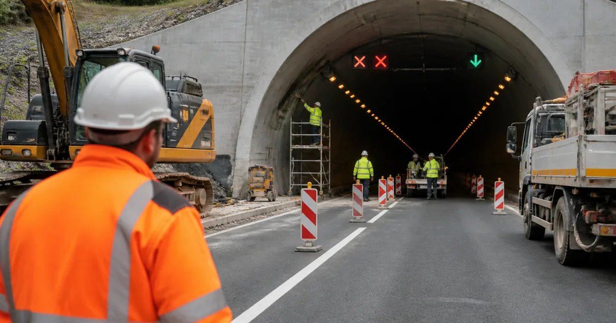 A-1 Otoyolunda Tünel Bakımı: İki Kesim Bu Akşam Kapanıyor