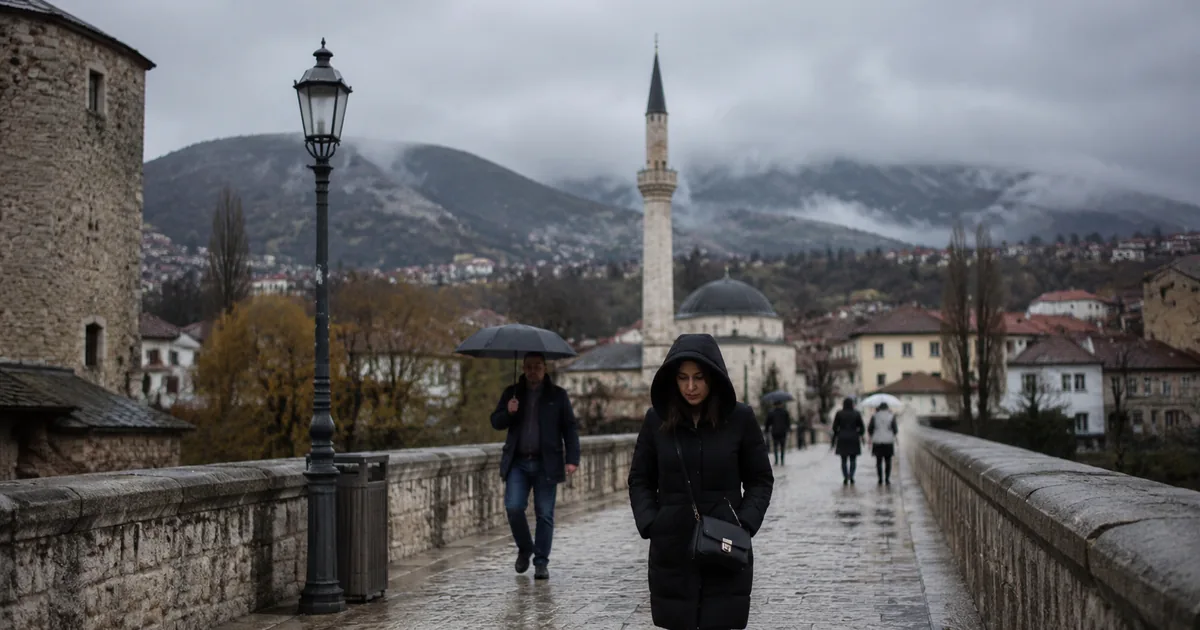 Bosna Hersek'te Bugün Hava Kapalı ve Yağışlı: İşte Detaylar