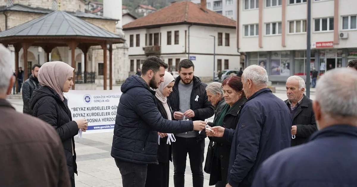 Goražde'den çağrı: Prijedor'da beyaz kurdelelerle anma