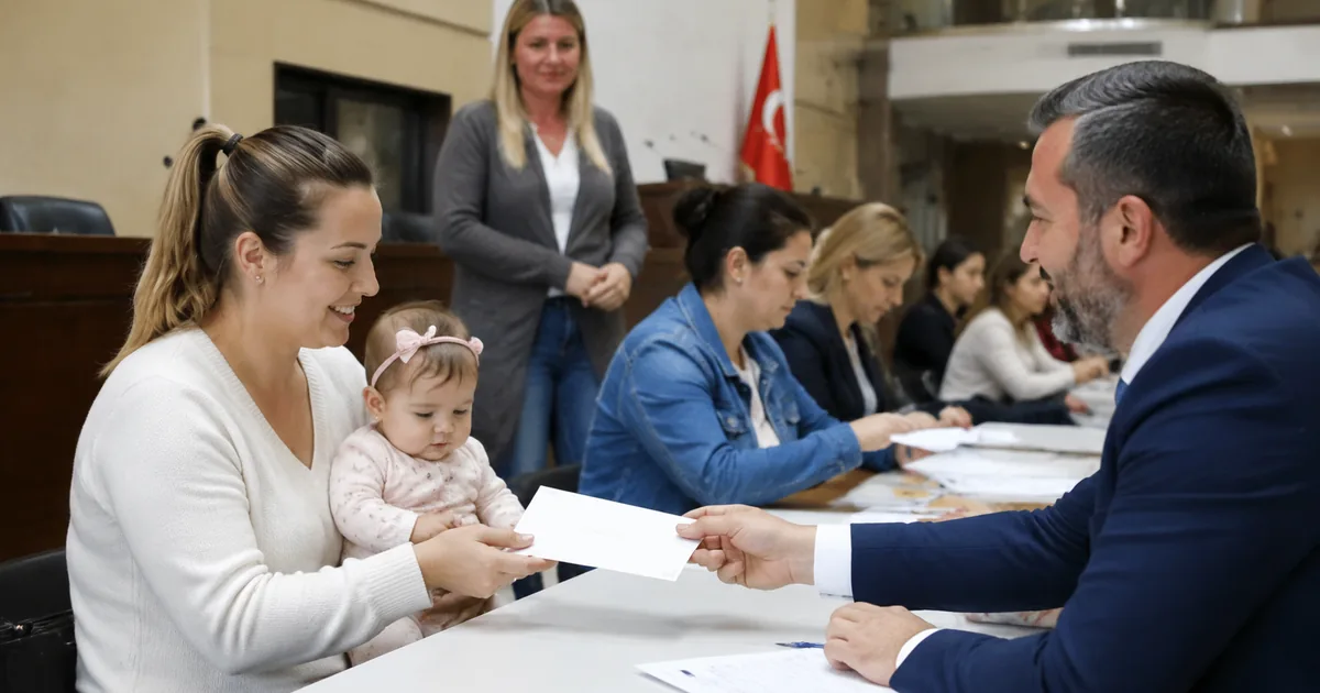 Centar'da 36 Yeni Anneye Tek Seferlik Nakdi Yardım Yapıldı