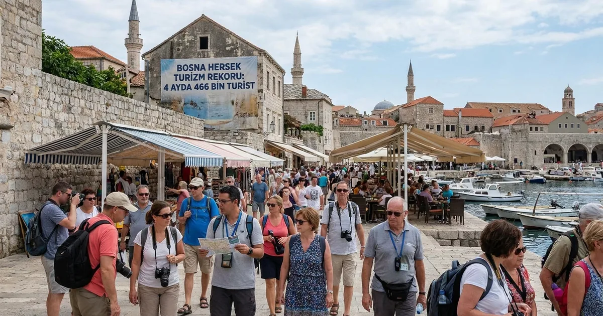 Bosna Hersek turizm rekoru: 4 ayda 466 bin turist