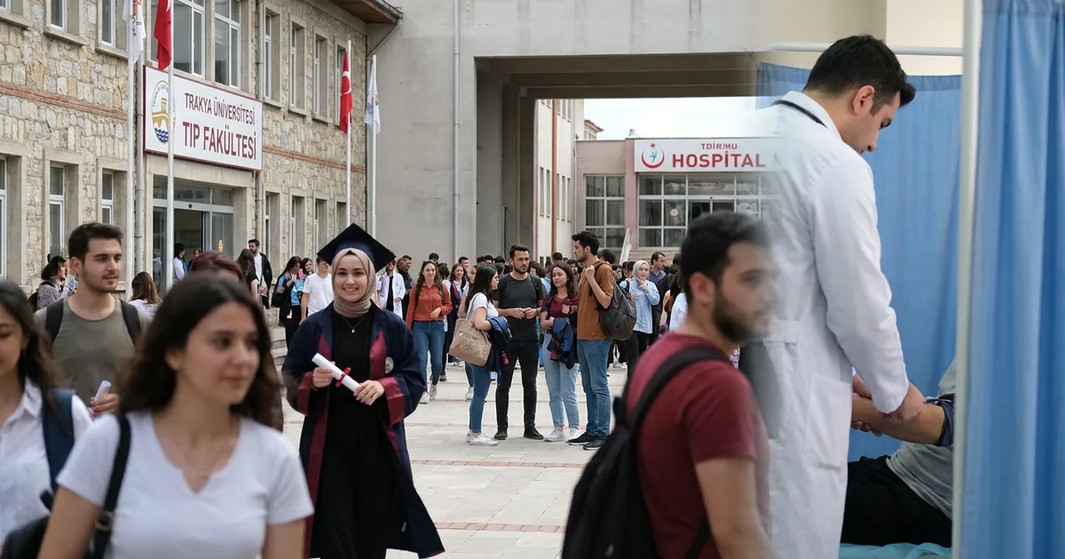 Vrapçişte köyünden doktorluğa: Sümeyra İslami mezun oldu