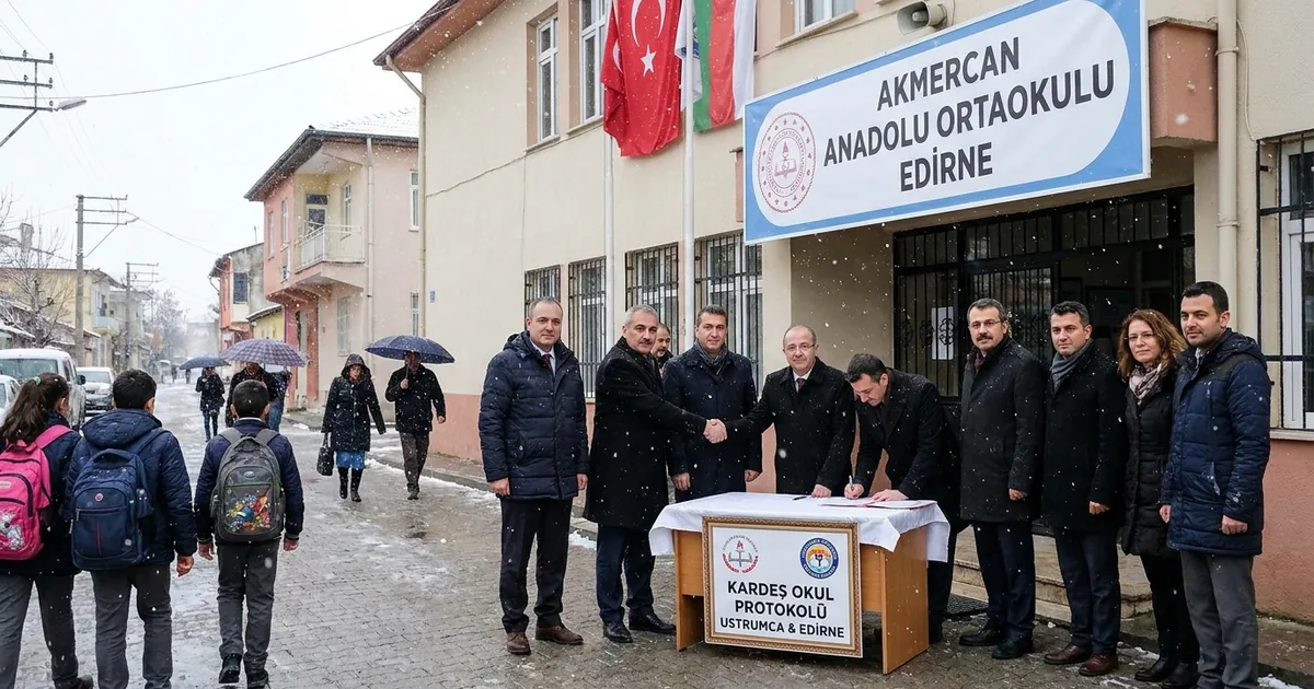 Eğitimde sınırları aşan adım: Ustrumca ve Edirne buluşması