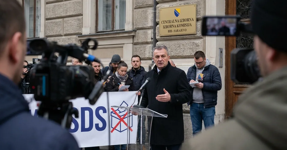 SDS Seçimlere Katılamıyor mu? CİK BiH'den Onay Çıkmadı