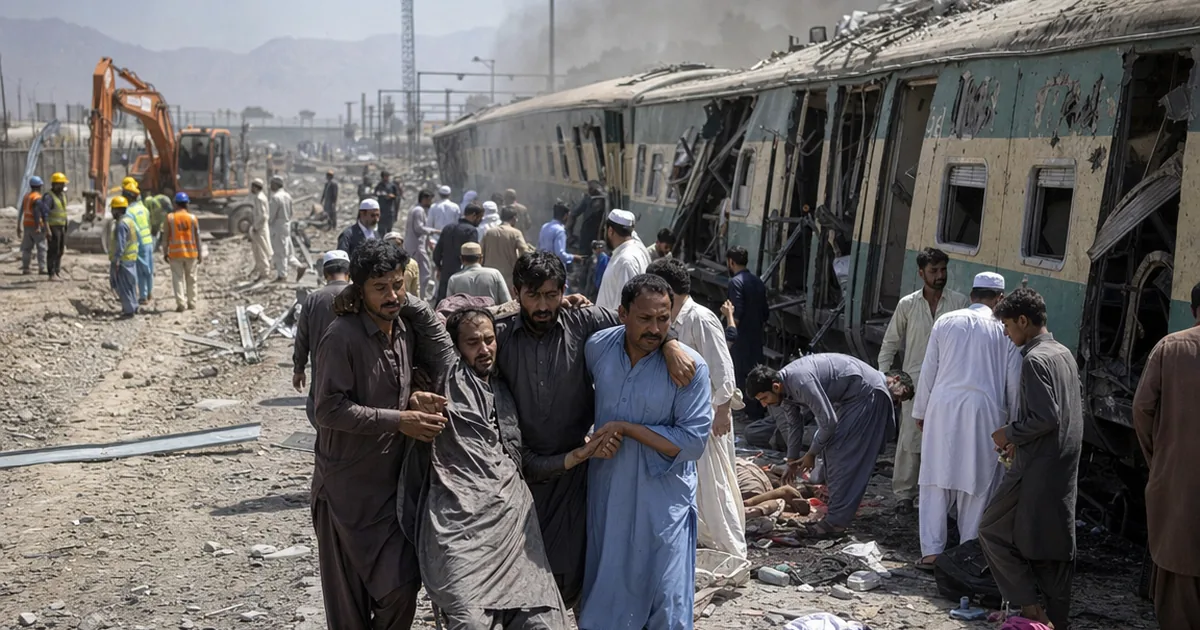 Pakistan'da Bombalı Tren Saldırısı: Ketta Şehrinde Facia