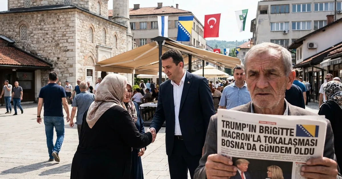 Trump’ın Brigitte Macron’la tokalaşması Bosna’da da gündem oldu