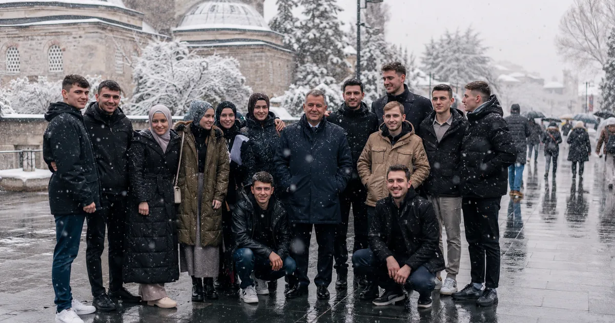 Mostarlı Öğrencilerden Hocalarına Anlamlı Veda Hediyesi