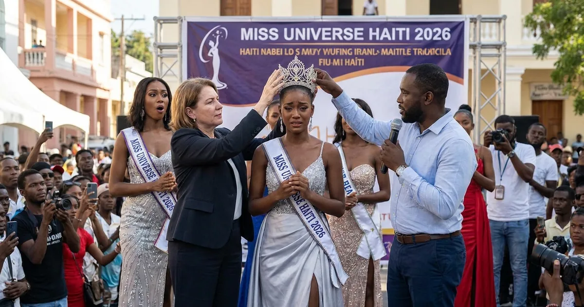 Haiti güzellik yarışmasında büyük hata: Taç geri alındı