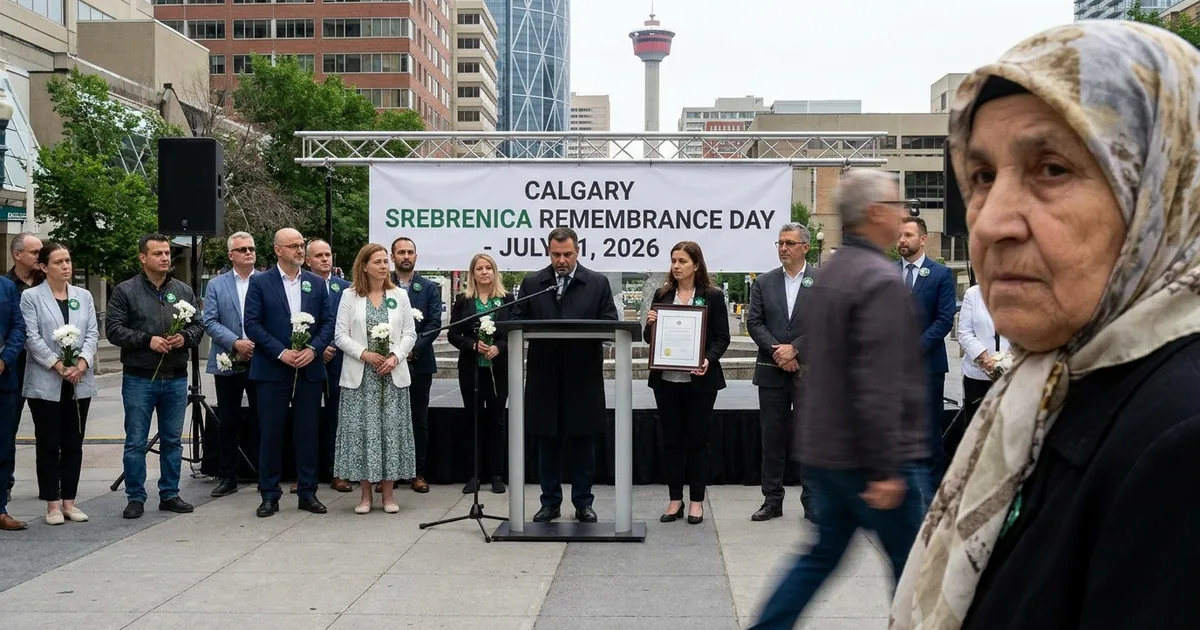 11 Temmuz Calgary’de Srebrenica Kurbanları İçin Anılacak